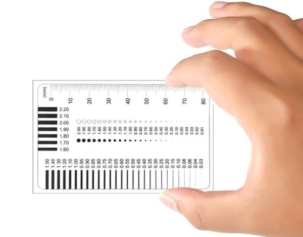 Concrete Crack Width Ruler