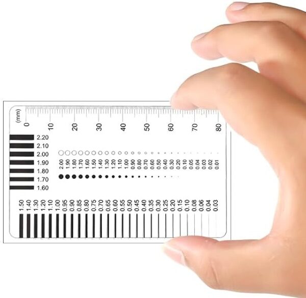 Concrete Crack Width Ruler